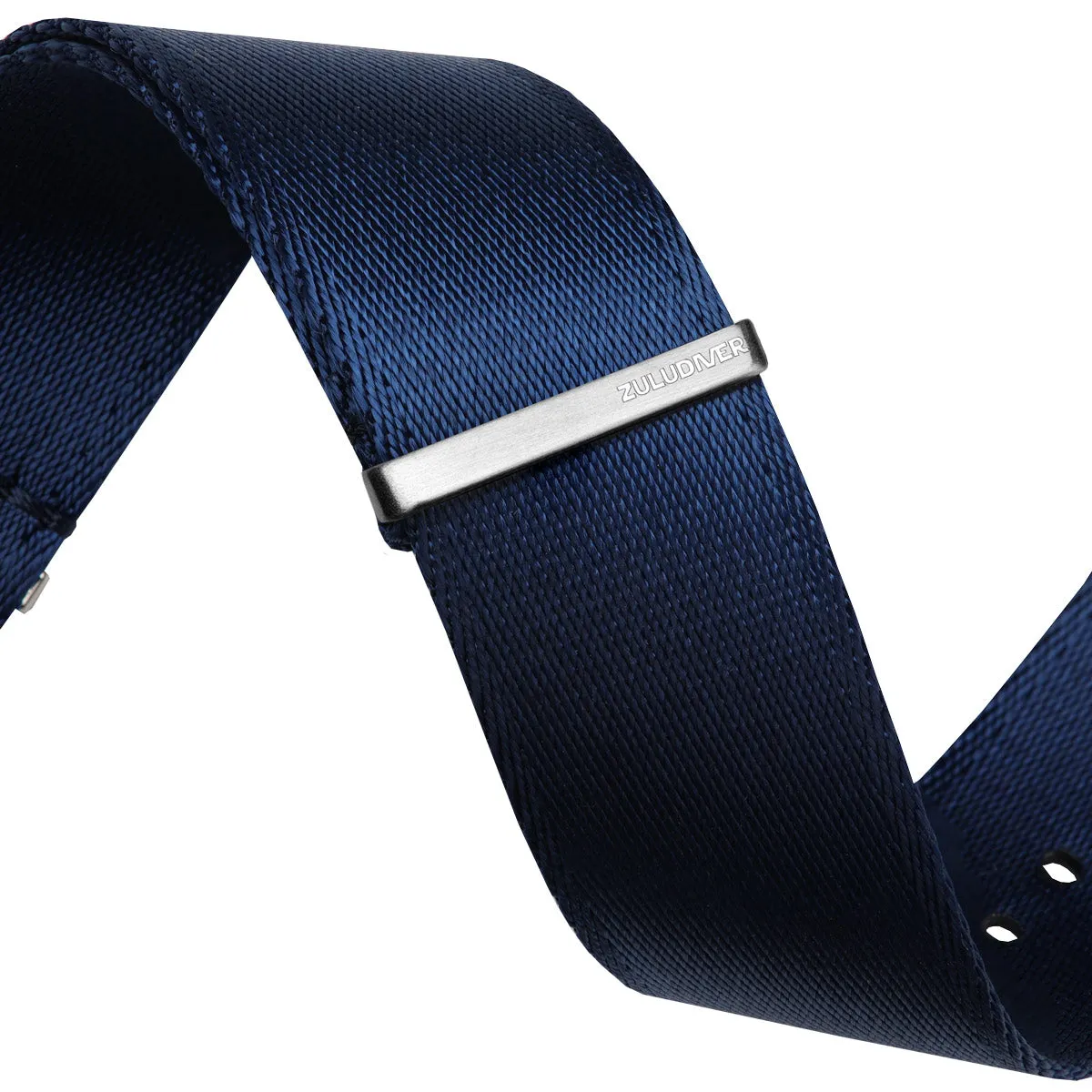 1973 British Military Watch Strap: ARMOURED RECON - Navy Blue, Satin