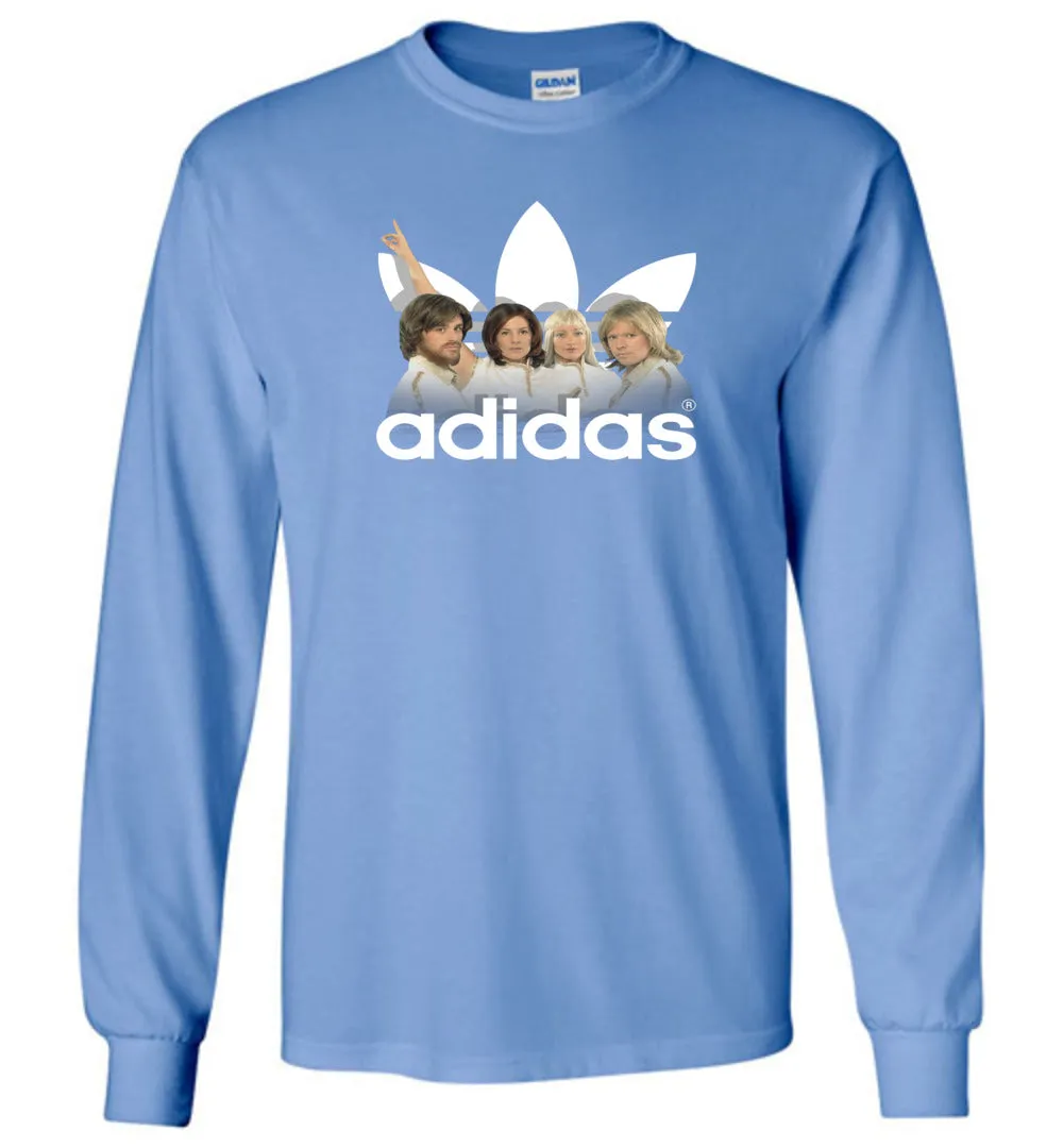 Abba Vintate Retro 70s Music Band Adidas - Long Sleeve