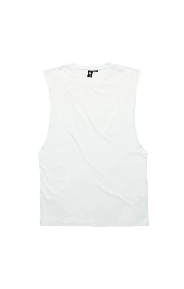 Afends Mens Plain Standard Bandcut Tee - Standard Bandcut Tee