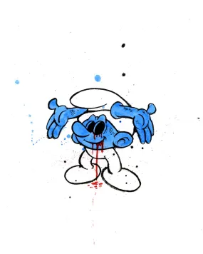 Alex Pardee - "No-Longer Smurf #2"