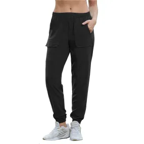 Alpha Camp Women's Lightweight Joggers Pants Quick Dry Athletic Lounge Casual Outdoor Pants