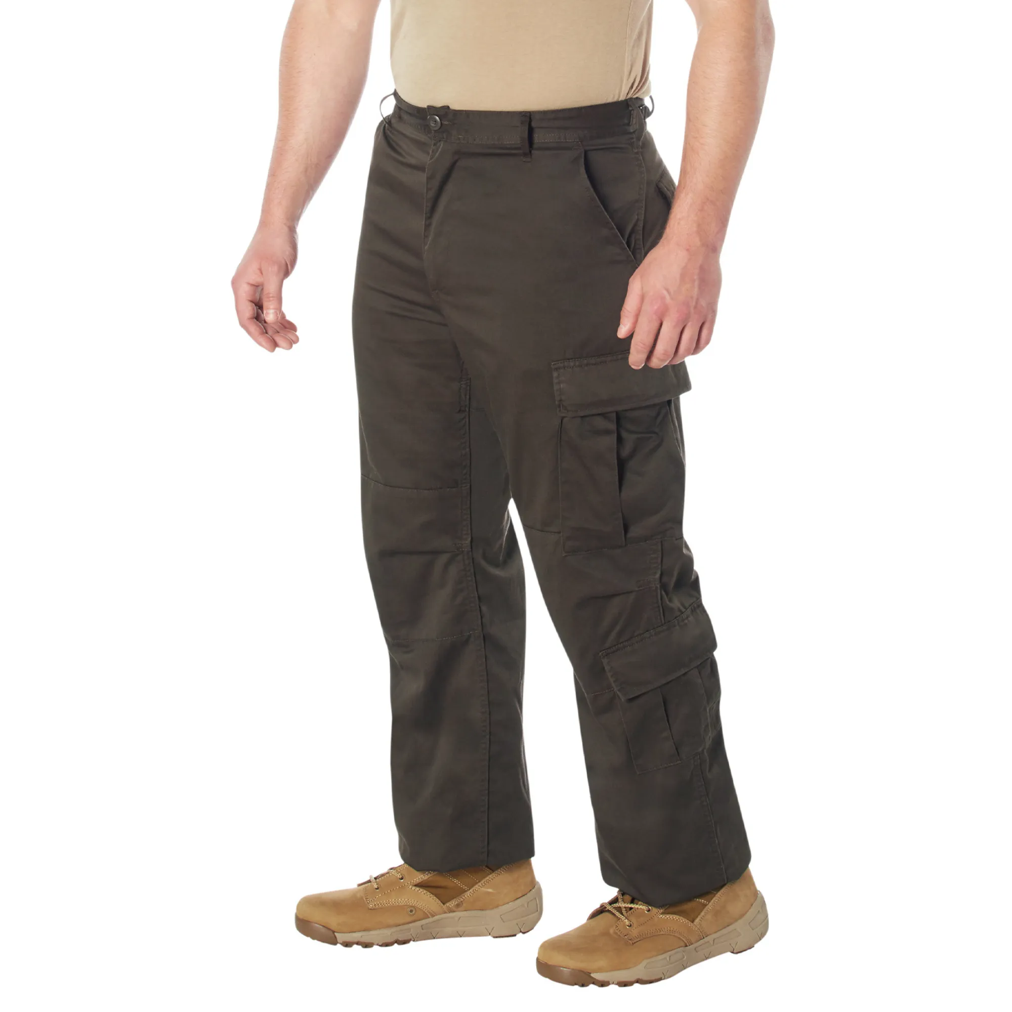 Army Brown - Military Vintage Paratrooper Fatigues