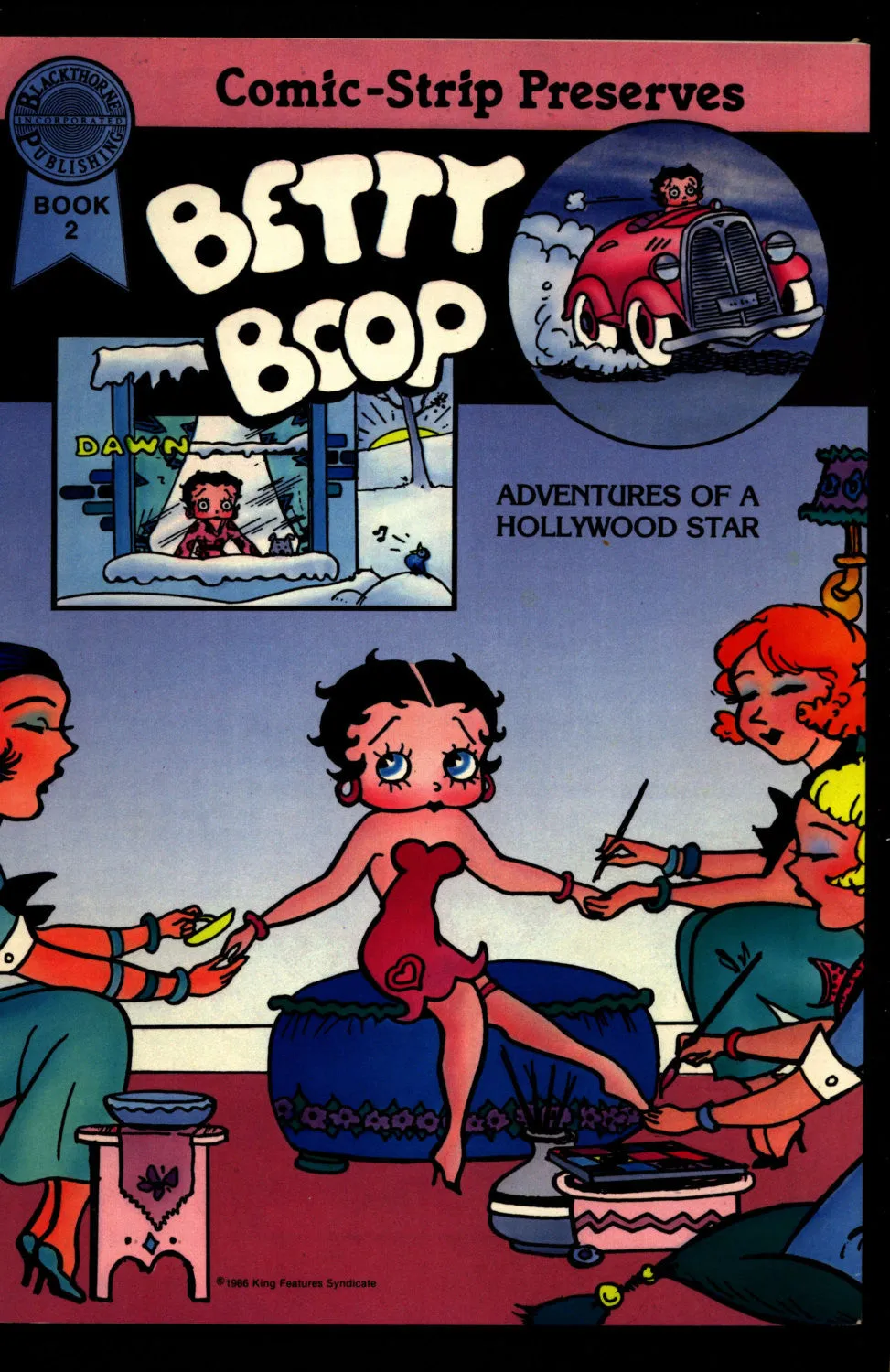 BETTY BOOP Book 2 Comic-Strip Preserves Bud Counihan Ko-Ko The Clown Bimbo Fleisher Studio Cartoon Superstar First Comics Star*Reach