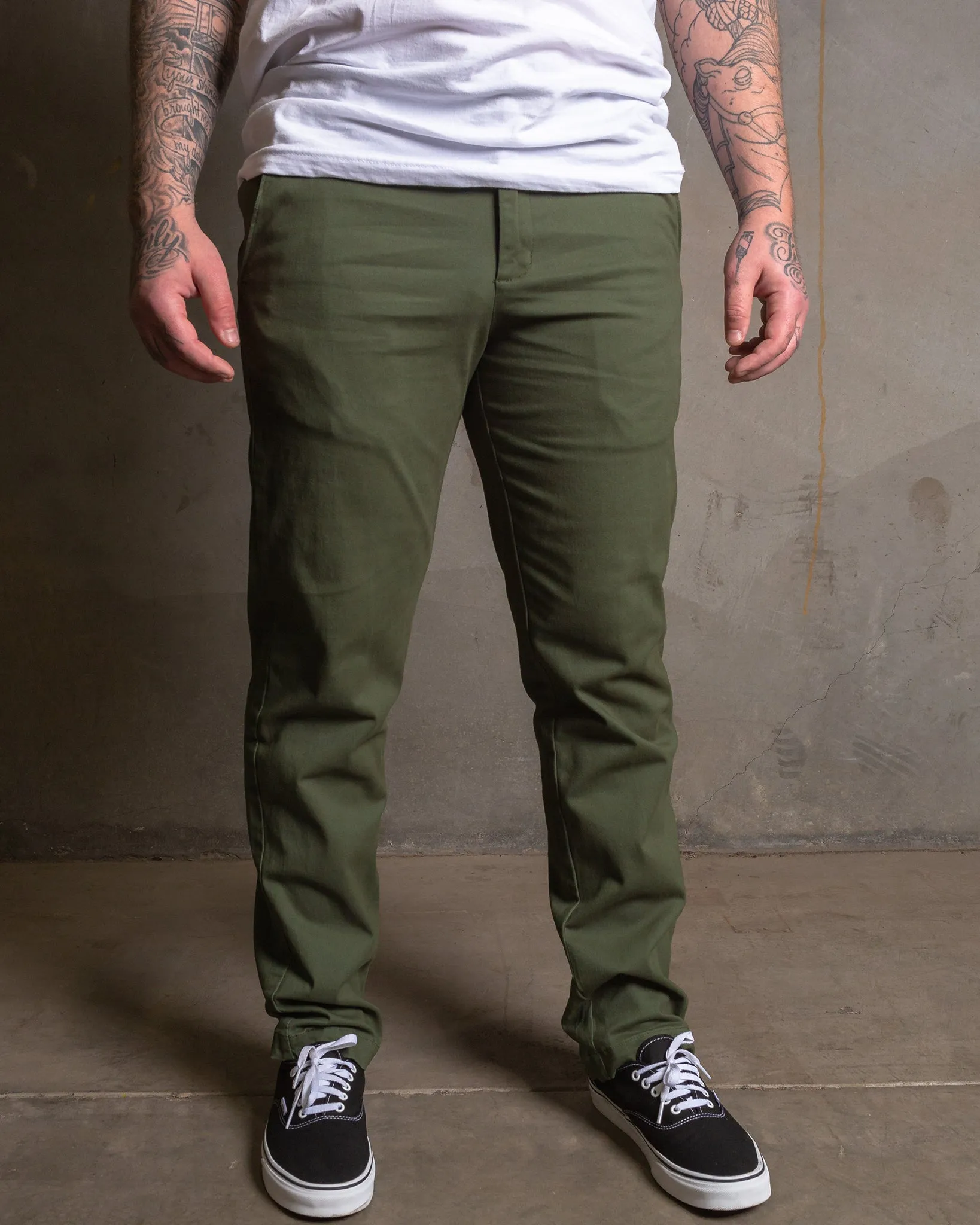 Chino Pants - O.D. Green