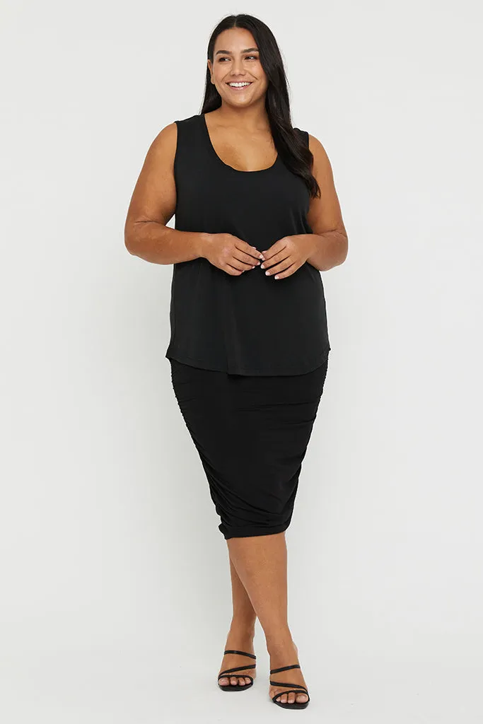 Classic Scoop Tank - Black