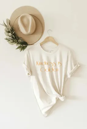 Kindness is Golden Vintage White Tee