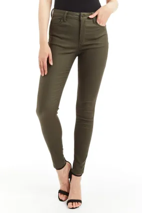 Nina - High Rise Coated Skinny