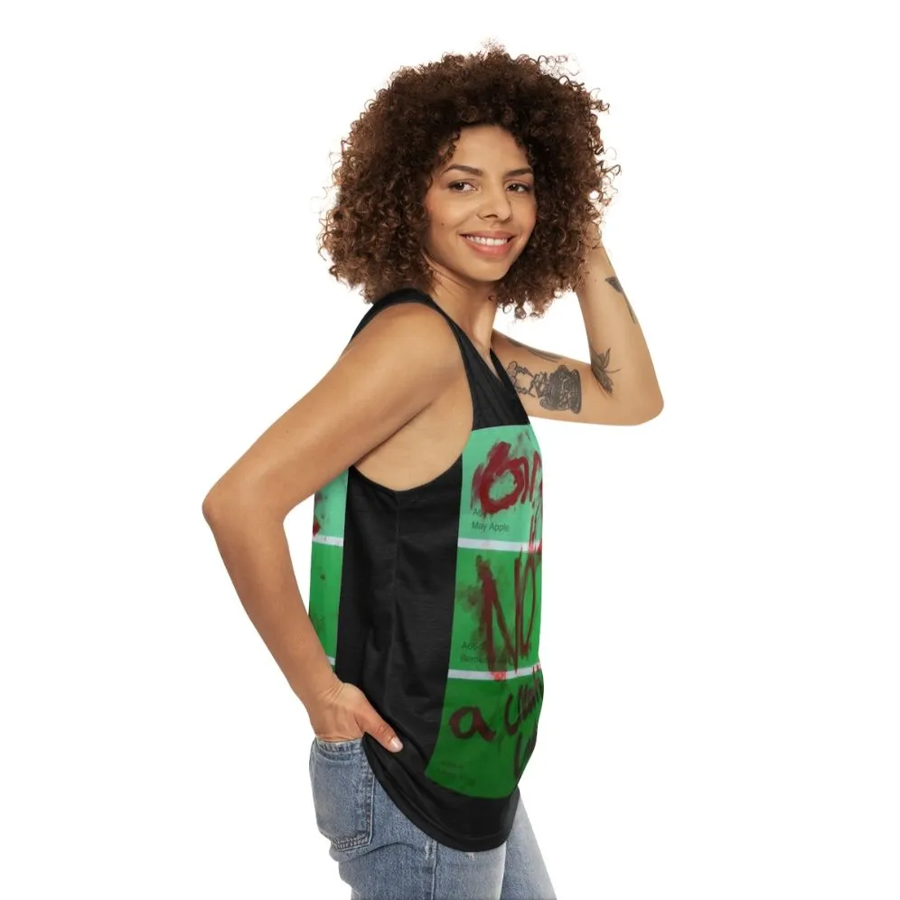 "Creepy 'Green Is Not a Creative Color' Unisex Tank Top"