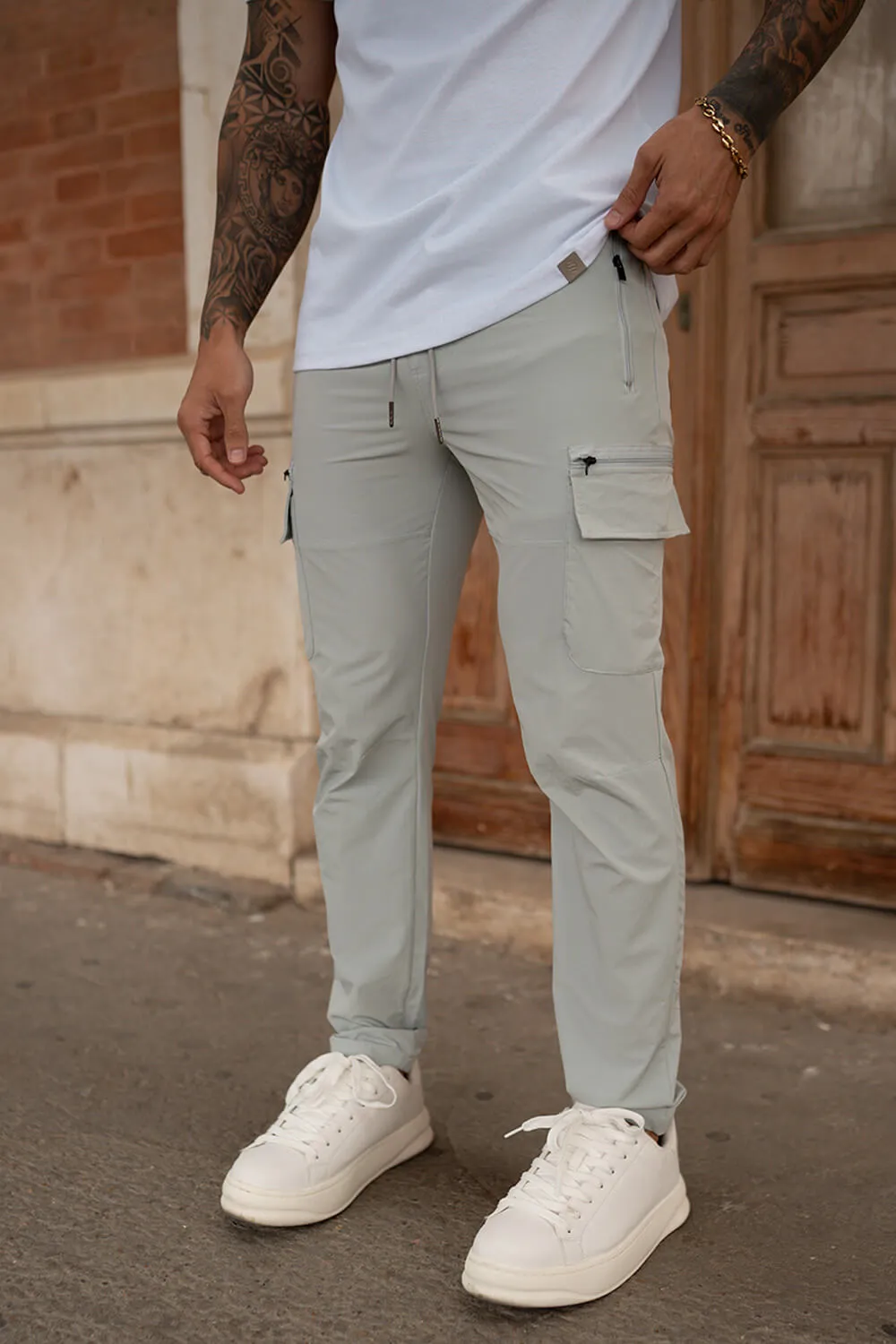 Smart Tech Cargo Pants - Grey