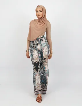 Sophia Wide Leg Print Pant