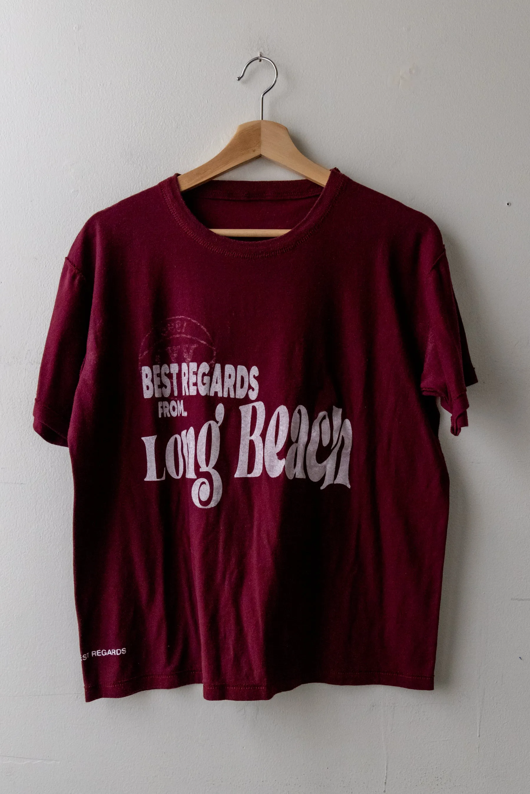 X Prism Burgundy Postcard Tee