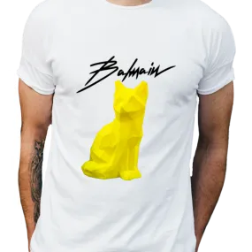 Yellow Kitty Balman T-shirt